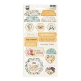 P13 Travel Journal Chipboard Stickers 03 (P13-TRJ-36) (OUTLET)