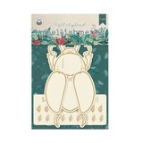 P13 Naturalist Light Chipboard Embellishments Shaker Base Bug (1pcs) (P13-NAT-49) (OUTLET)