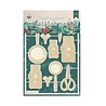P13 Naturalist Light Chipboard Embellishments 02 (12pcs) (P13-NAT-45) (OUTLET)