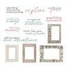 P13 Naturalist Ephemera Frames and Words (13pcs) (P13-NAT-37) (OUTLET)