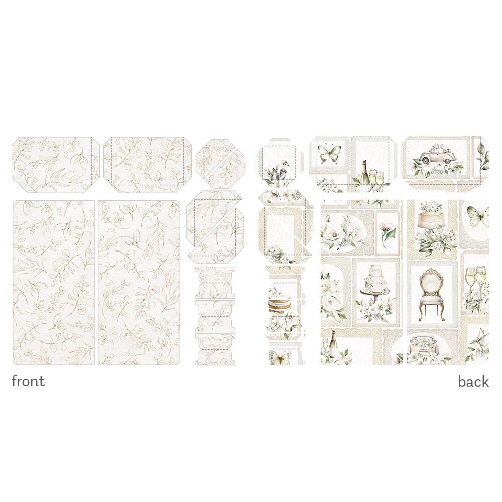 P13 Love and Lace Travel Journal Paper Elements (33pcs) (P13-LAL-40) (OUTLET)