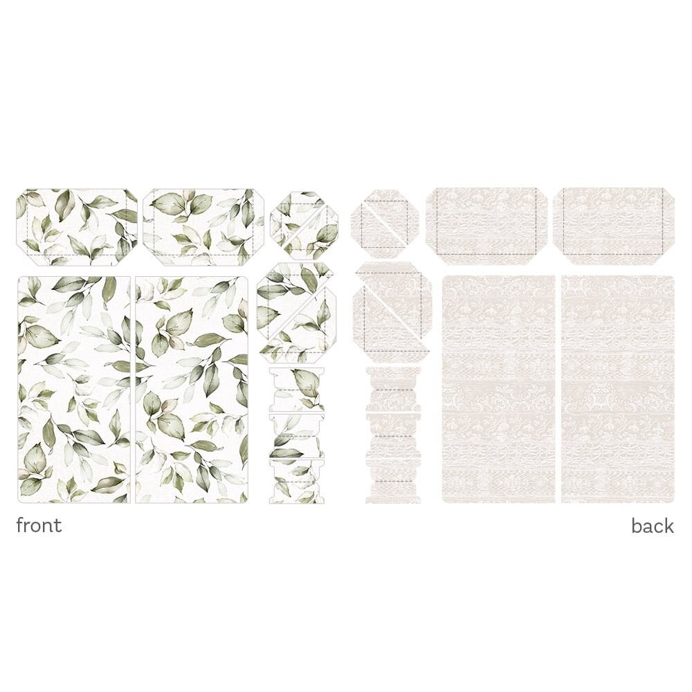 P13 Love and Lace Travel Journal Paper Elements (33pcs) (P13-LAL-40) (OUTLET)