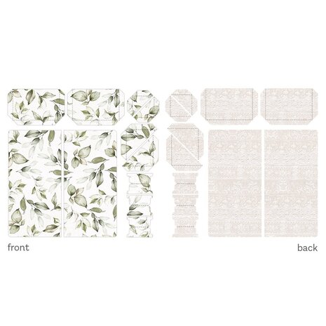 P13 Love and Lace Travel Journal Paper Elements (33pcs) (P13-LAL-40) (OUTLET)