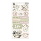 P13 Love and Lace Chipboard Stickers 03 (18pcs) (P13-LAL-36) (OUTLET)