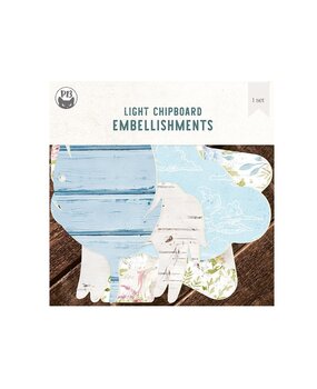 P13 Believe in Fairies Light Chipboard Embellishments 6" Album Base w Papers (P13-BIF-56) (OUTLET)