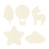 P13 Believe in Fairies Light Chipboard Embellishments 6" Album Base w Papers (P13-BIF-56) (OUTLET)