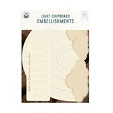 P13 Believe in Fairies Light Chipboard Embellishments Base Shaker Rainbow (P13-BIF-50) (OUTLET)