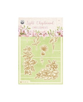P13 Believe in Fairies Light Chipboard Embellishments 05 (7pcs) (P13-BIF-48) (OUTLET)