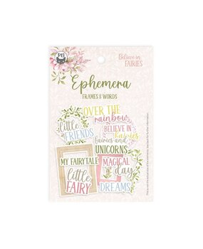 P13 Believe in Fairies Ephemera Frames and Words (13pcs) (P13-BIF-37) (OUTLET)