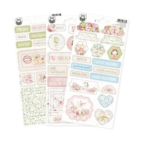 P13 Believe in Fairies Chipboard Stickers 01 (P13-BIF-34) (OUTLET)
