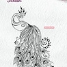 Nellie Snellen Silhouette Clear Stamps Peacock (SIL044) (OUTLET)