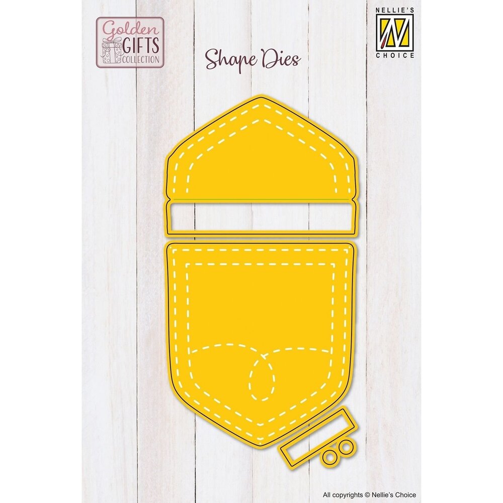 Nellie Snellen Golden Gifts Shape Die Pocket Money (SD342) (OUTLET)