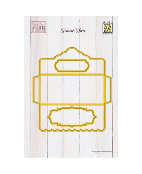 Nellie Snellen Golden Gifts Shape Die Gift Envelope (SD340) (OUTLET)