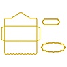 Nellie Snellen Golden Gifts Shape Die Gift Envelope (SD340) (OUTLET)