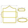 Nellie Snellen Golden Gifts Shape Die Gift Envelope (SD340) (OUTLET)