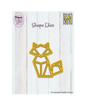 Nellie Snellen Shape Die Origami Fox (SD324) (OUTLET)