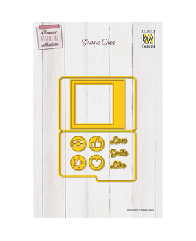Nellie Snellen Shape Die Planner Essential Polaroid & Archives (SD319) (OUTLET)