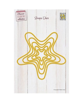 Nellie Snellen Shape Die Planner Essential Wavy Star (SD314) (OUTLET)
