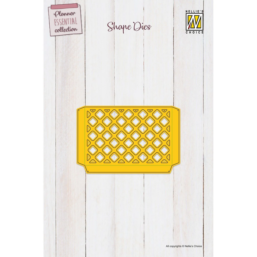 Nellie Snellen Shape Die Planner Essential Corner Pouch Square (SD313) (OUTLET)