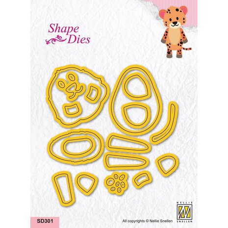 Nellie Snellen Shape Dies Cheetah (SD301) (OUTLET)