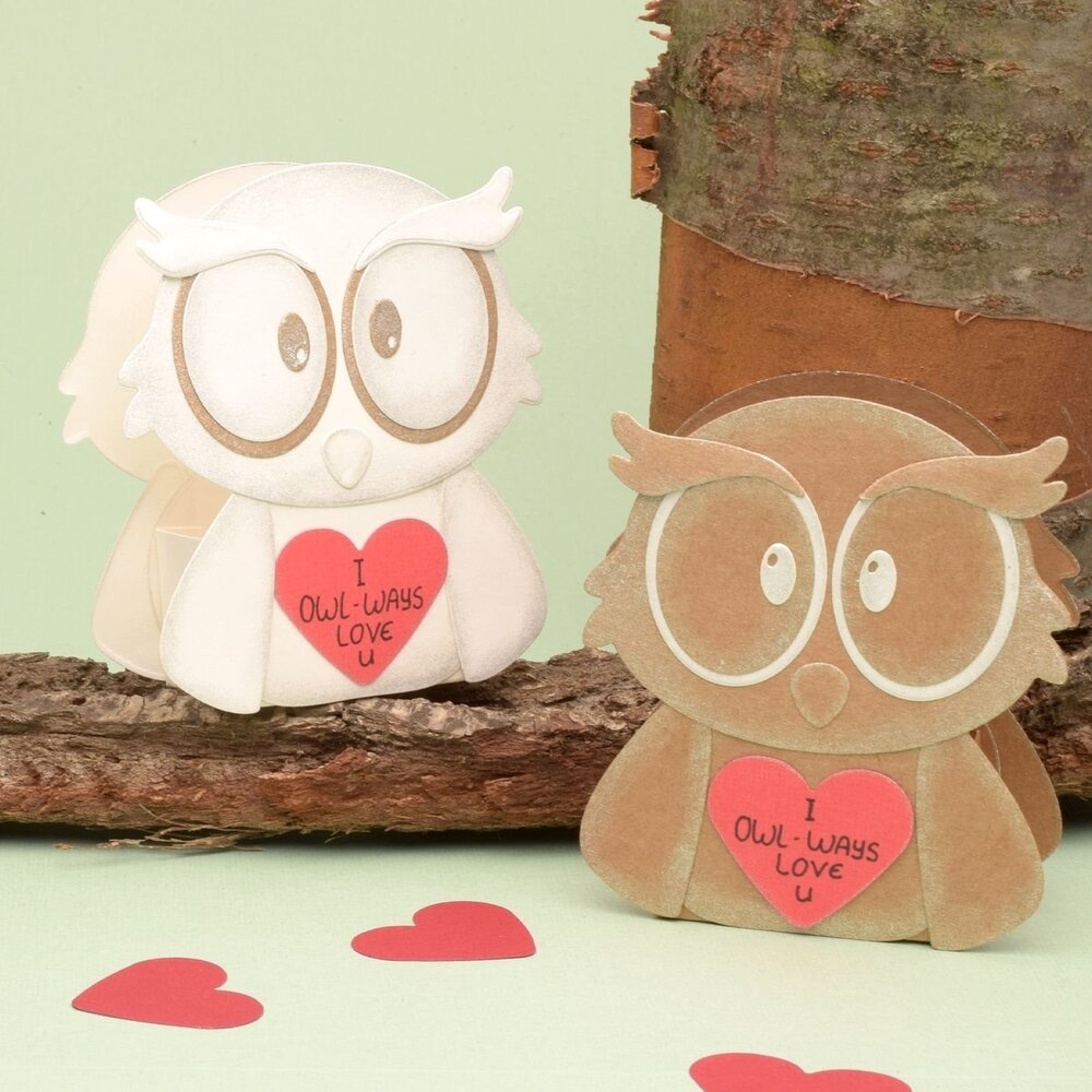 Nellie Snellen Shape Dies Giftbox Owl (SD295) (OUTLET)