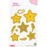 Nellie Snellen Shape Dies Poinsetta Flower and Branches (SD293) (OUTLET)