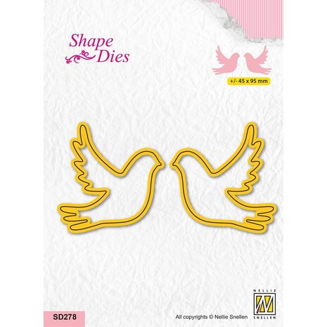 Nellie Snellen Shape Dies Doves (SD278) (OUTLET)