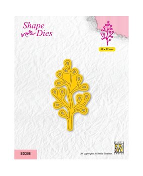 Nellie Snellen Shape Dies Branch with Leaves (SD258) (OUTLET)