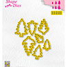 Nellie Snellen Shape Dies Mini Christmas Pinetrees 1 (SD210) (OUTLET)