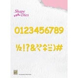 Nellie Snellen Shape Dies Numbers and Punctuation Marks (SD038) (OUTLET)