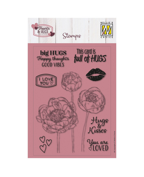 Nellie Snellen Clear Stamp A6 Full Of Hugs (NSCS020) (OUTLET)