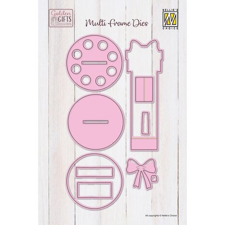 Nellie Snellen Golden Gifts Multi Frame Die Moneycake (MFD179) (OUTLET)