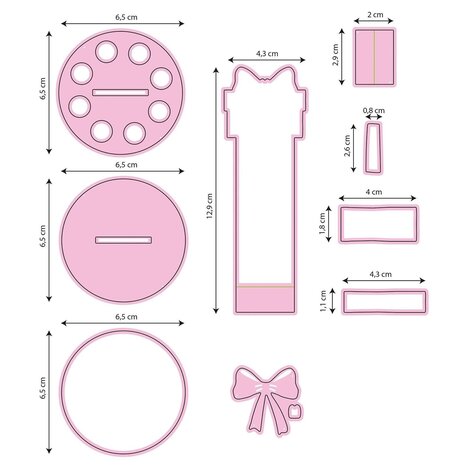 Nellie Snellen Golden Gifts Multi Frame Die Moneycake (MFD179) (OUTLET)