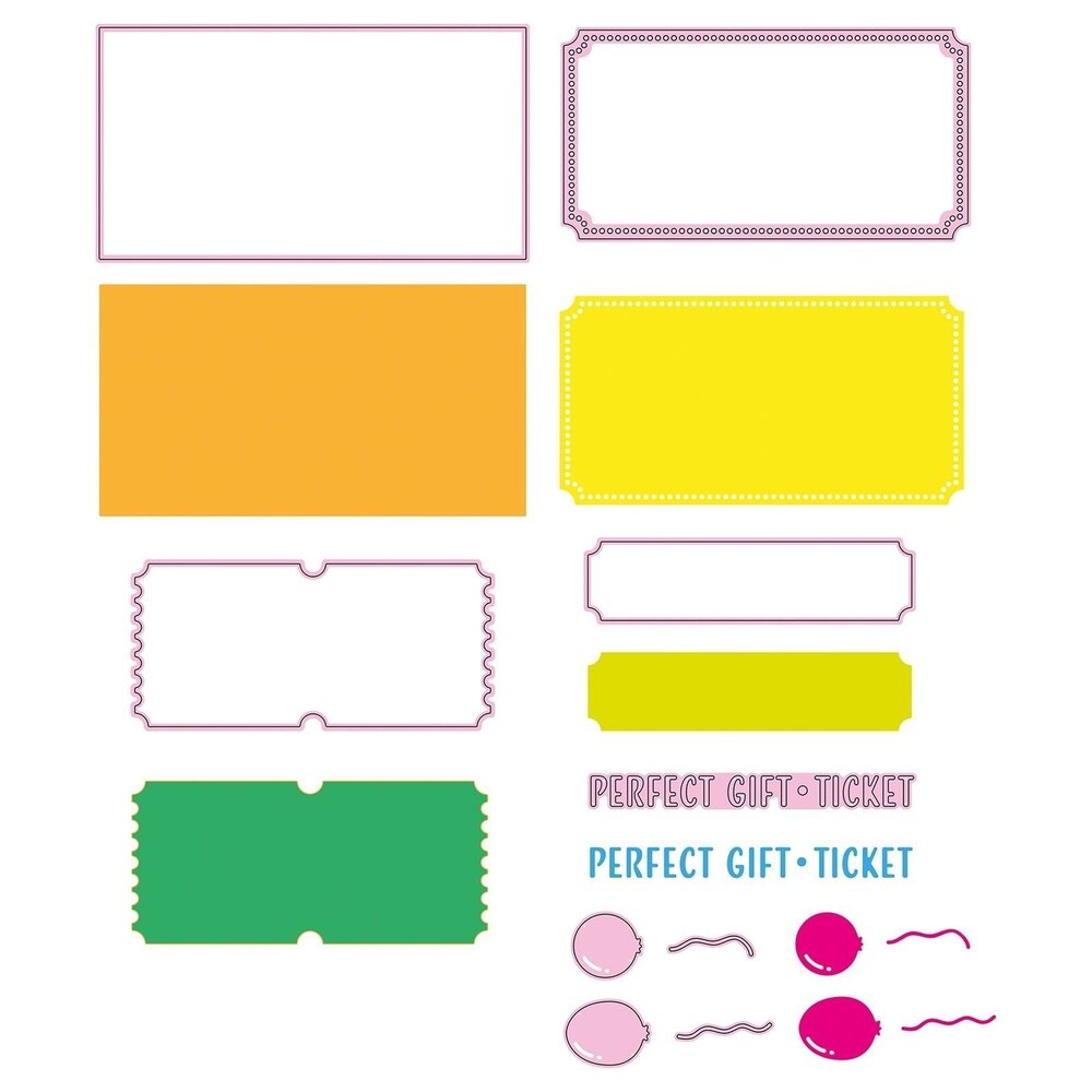 Nellie Snellen Golden Gifts Multi Frame Die Golden ticket (MFD178) (OUTLET)