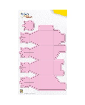 Nellie Snellen Nellie's Multi Frame Dies Wrapping Box Tulip (MFD161) (OUTLET)