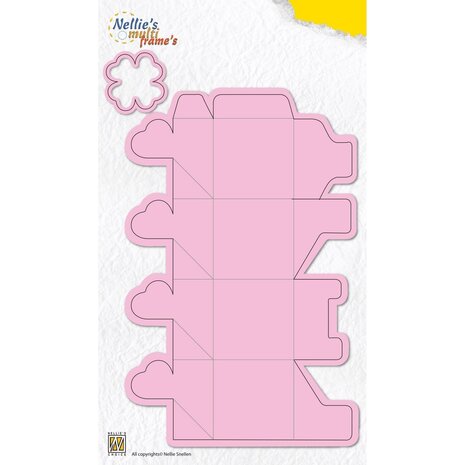 Nellie Snellen Nellie's Multi Frame Dies Wrapping Box Clover (MFD160) (OUTLET)