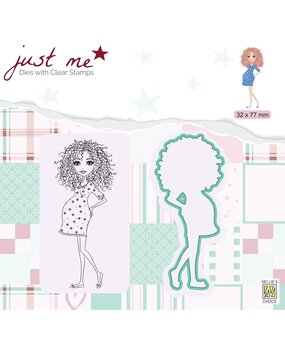 Nellie Snellen Just Me Stamp & Die Pregnant (JMSD007) (OUTLET)
