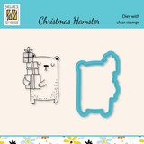 Nellie Snellen Christmas Harmster Present Dies w/ Clear Stamps (HDCS038) (OUTLET)