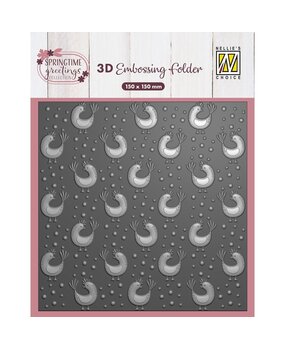 Nellie Snellen 3D Embossing Folder Chicken (EF3D113) (OUTLET)