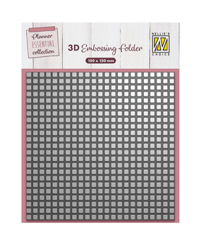 Nellie Snellen 3D Embossing Folder Blocks (EF3D087) (OUTLET)