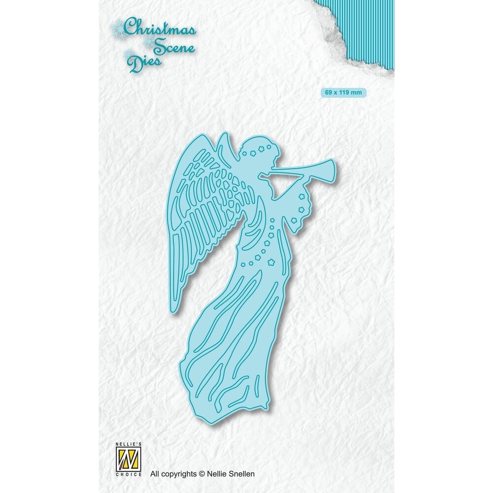 Nellie Snellen Christmas Scene Dies Angel (CRSD001) (OUTLET)