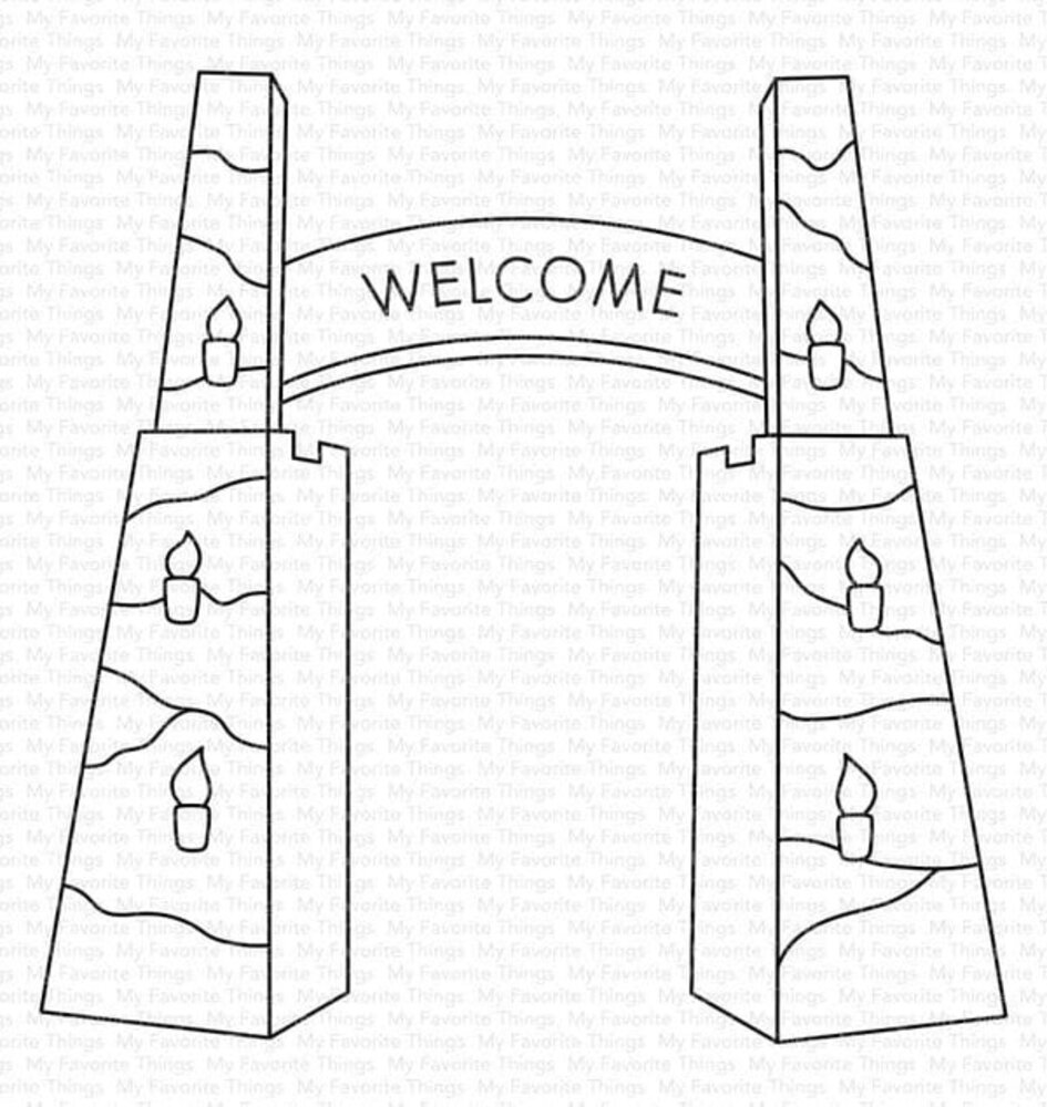 My Favorite Things Welcome to Adventure Clear Stamps (YUZU-002) (OUTLET)