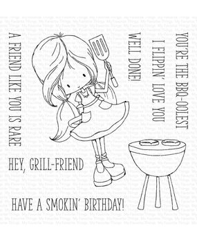 My Favorite Things Grill-friend Clear Stamps (TI-018) (OUTLET)