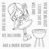 My Favorite Things Grill-friend Clear Stamps (TI-018) (OUTLET)