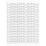 My Favorite Things Scallop Stripe Clear Stamps (SY-33) (OUTLET)