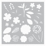 My Favorite Things Flower Bouquet Builder Stencil (ST-166) (OUTLET)