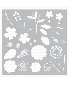 My Favorite Things Flower Bouquet Builder Stencil (ST-166) (OUTLET)
