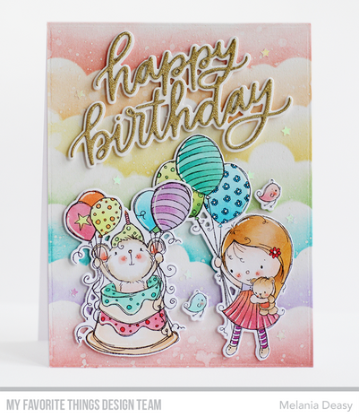 My Favorite Things Beautiful Birthday Girl Clear Stamps (RAM-018) (OUTLET)