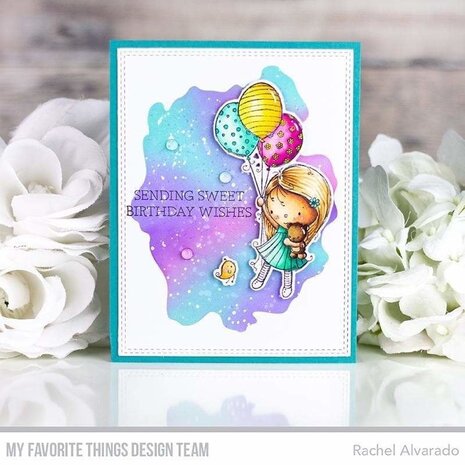 My Favorite Things Beautiful Birthday Girl Clear Stamps (RAM-018) (OUTLET)