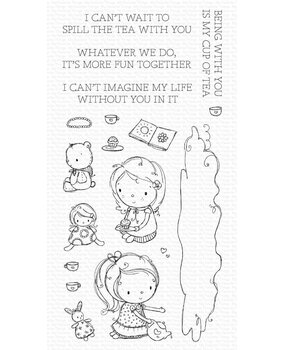 My Favorite Things Spill the Tea Clear Stamps (RAM-015) (OUTLET)